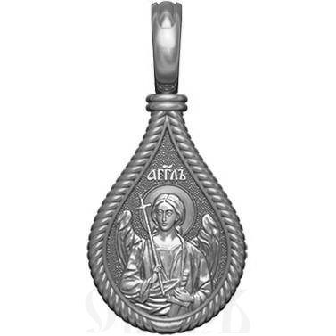 нательная икона св. равноапостольная мария магдалина, серебро 925 проба с родированием (арт. 06.028р)